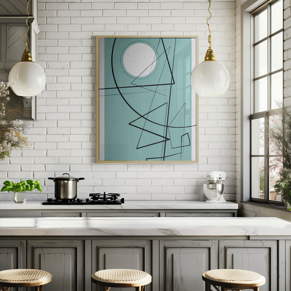 Angular Lines No 20 Poster